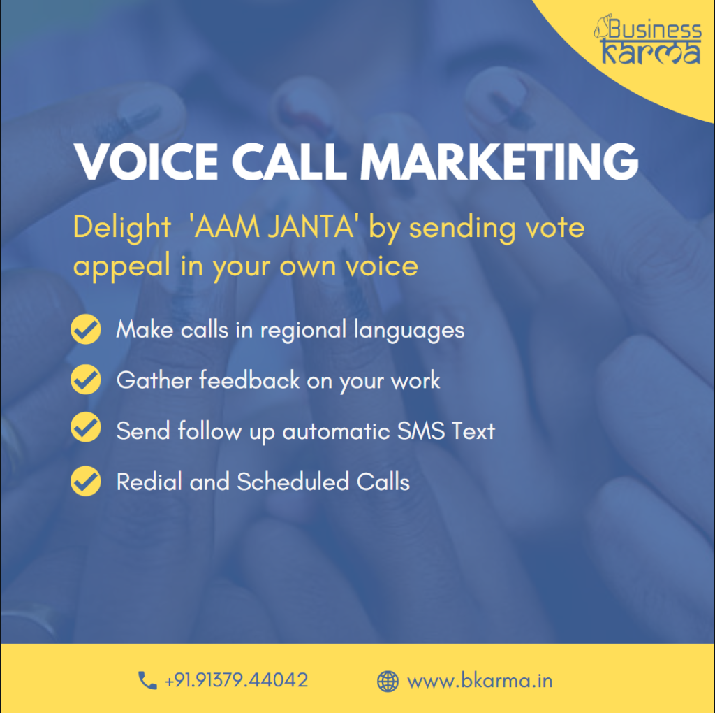 voice call service election campaign poster