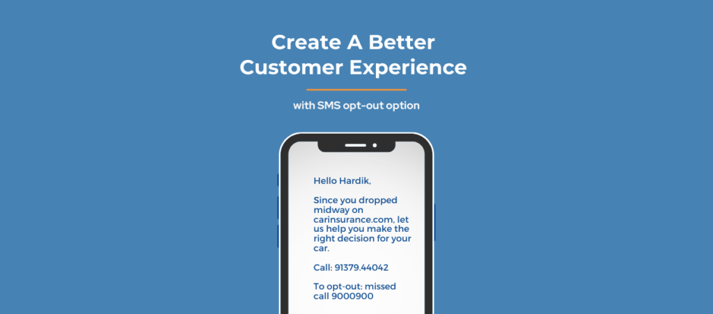 Create better customer experience with SMS opt-out option